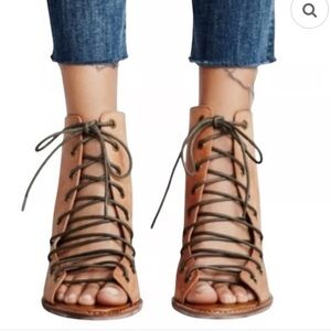 Jeffrey Campbell x Free People Minimal Lace Up Heel